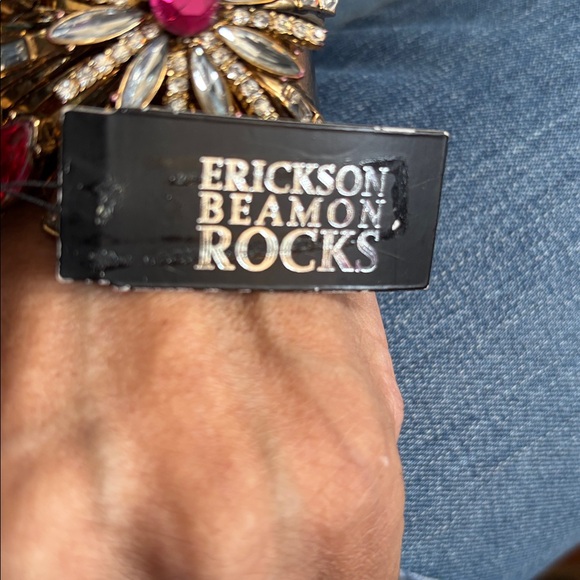 Erickson Beamon Multicolor Crystal Gold Bracelet - Picture 4 of 4